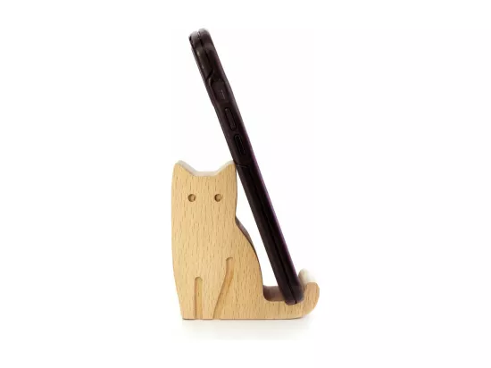 Support téléphone Chat Naturel Kikkerland