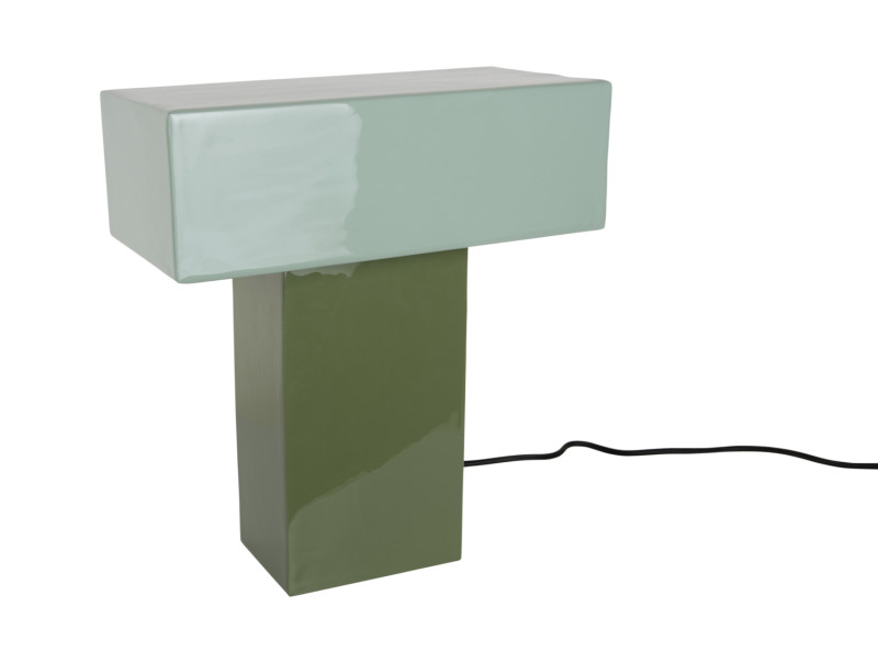 Table Lamp Grato Recto LM2307BK Black w. warm grey