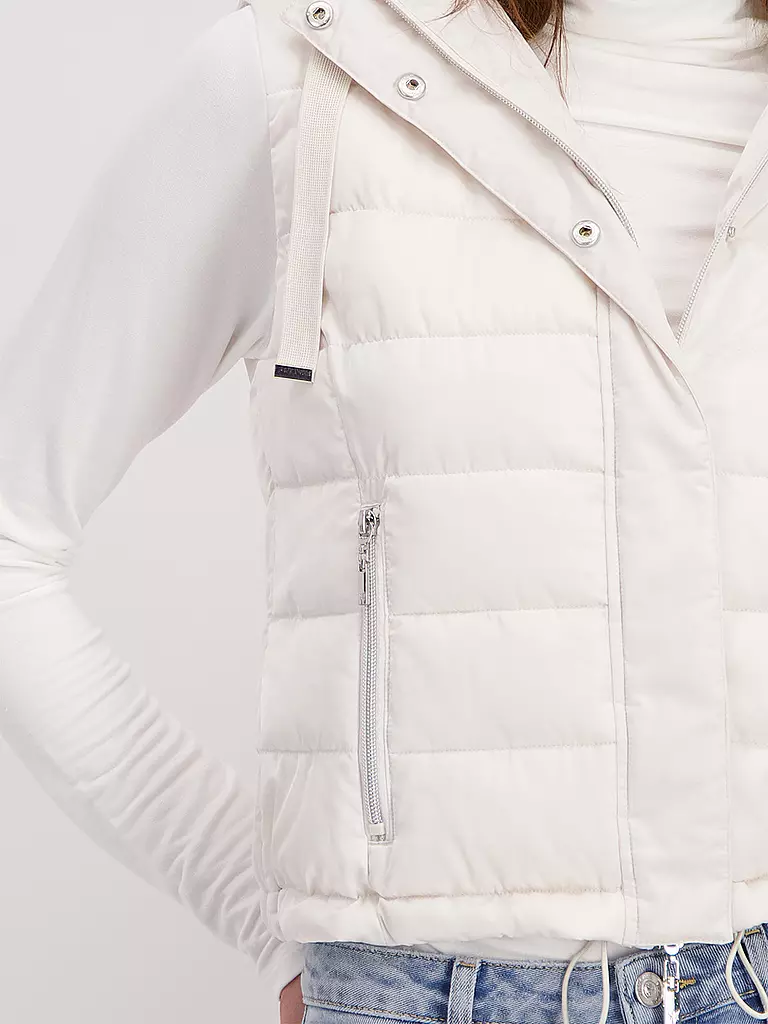 MONARI Steppgilet creme