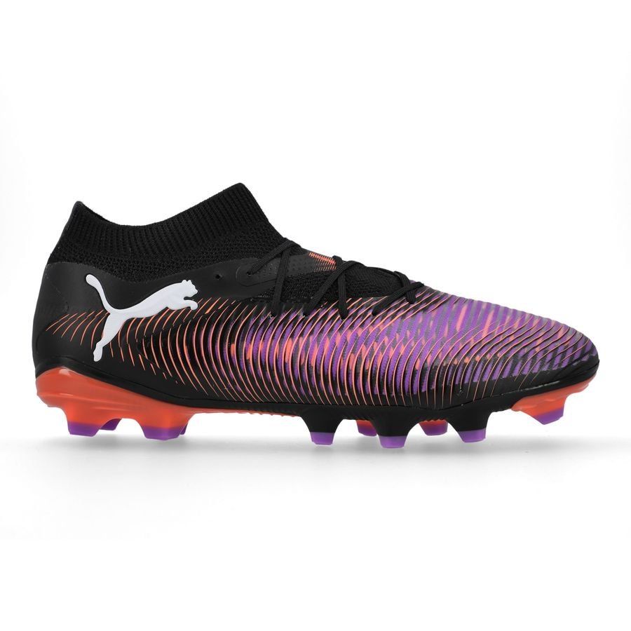 PUMA Future 8 Pro FG/AG Unlimited - Noir/Blanc/Glowing Red