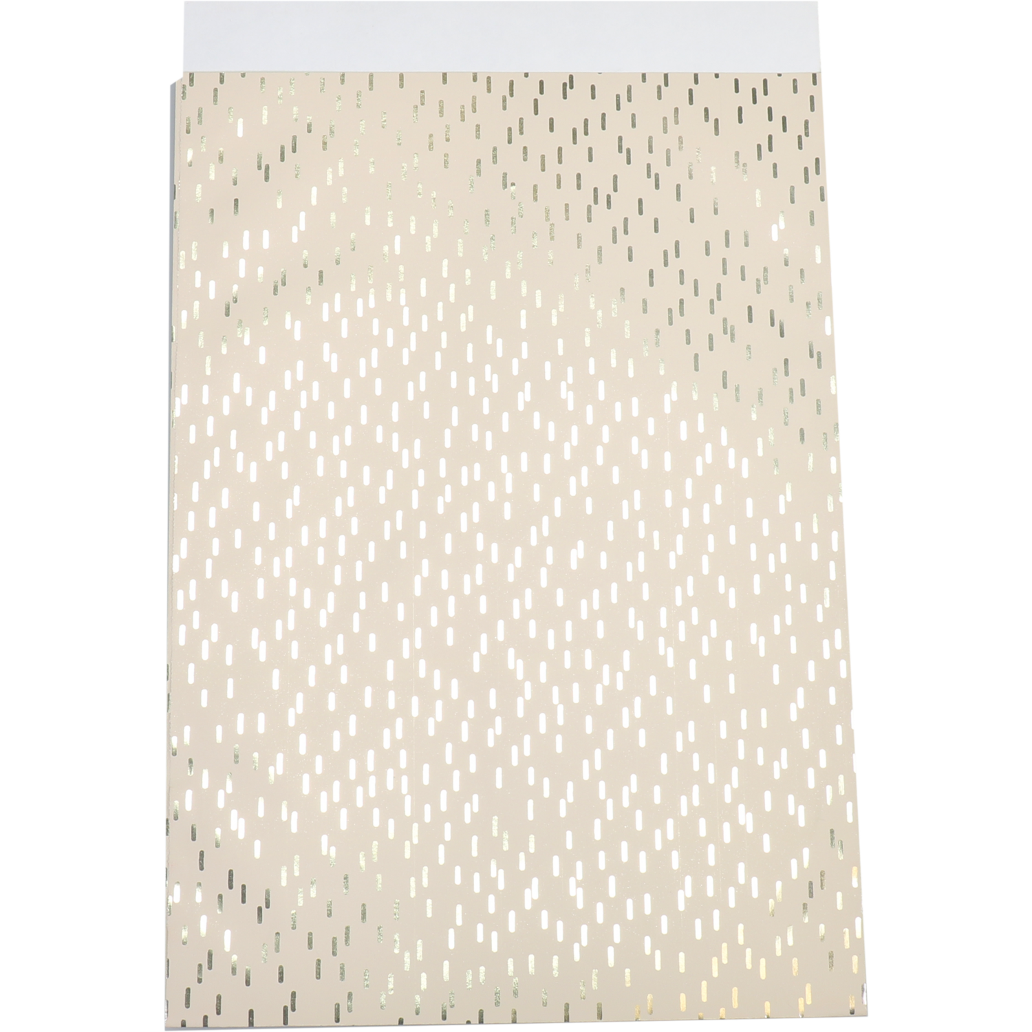 Zak, Fourniturenzak, Papier, 17x25cm, goud/champagne