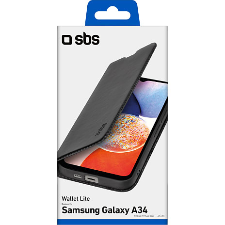 SBS Samsung Galaxy A34 wallet - sort