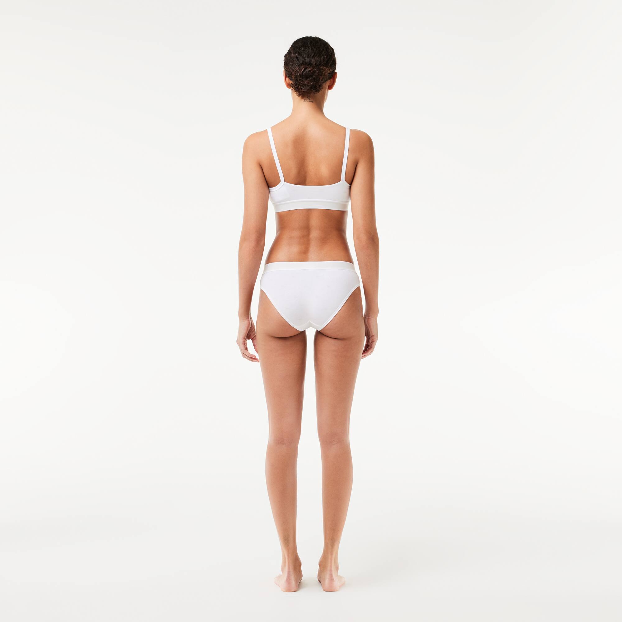 Kultiger Slip mit Mini Croc Slips & Unterhosen - Weiss - Lacoste - Damen