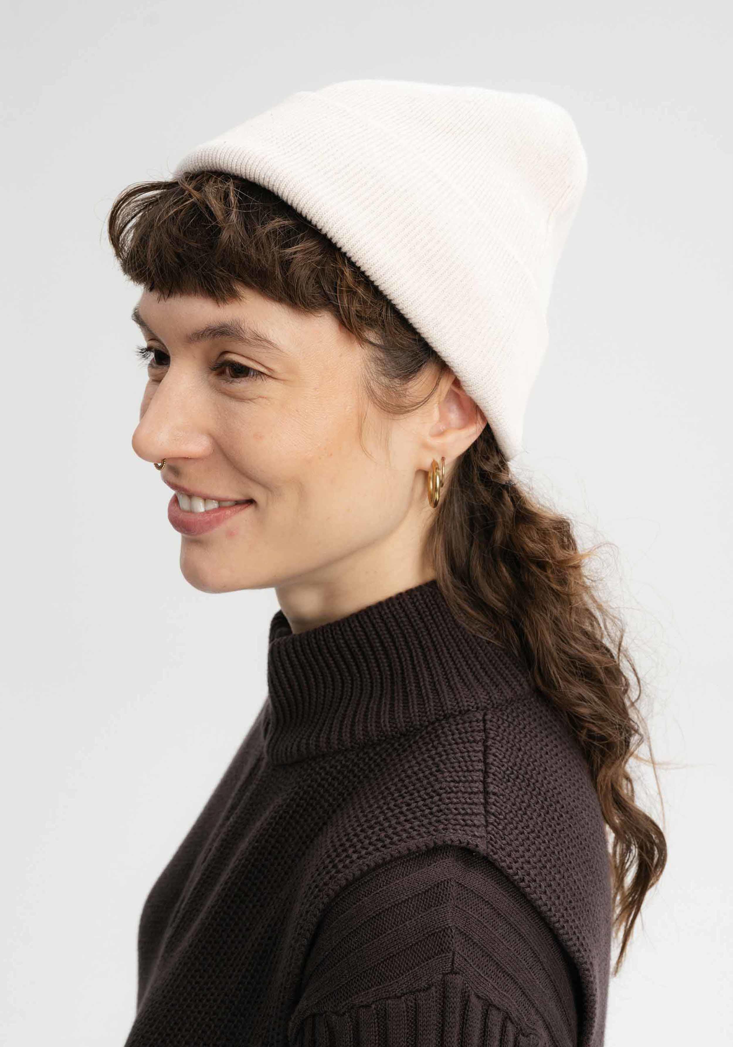 Mela Feinstrickmütze Himmat Cream Melange