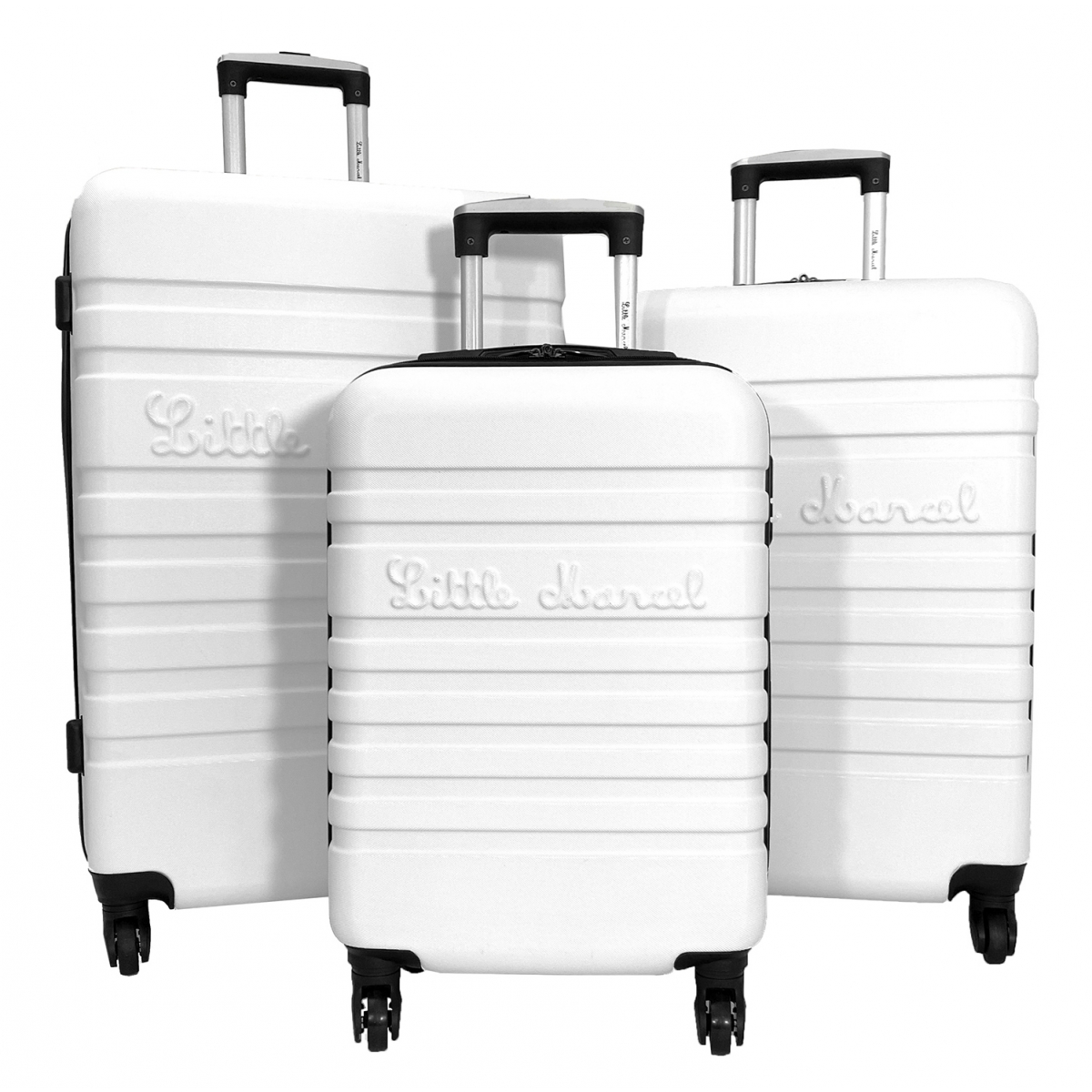 Little Marcel Lot 3 valises dont 1 valise cabine rigides  Little Marcel ABS