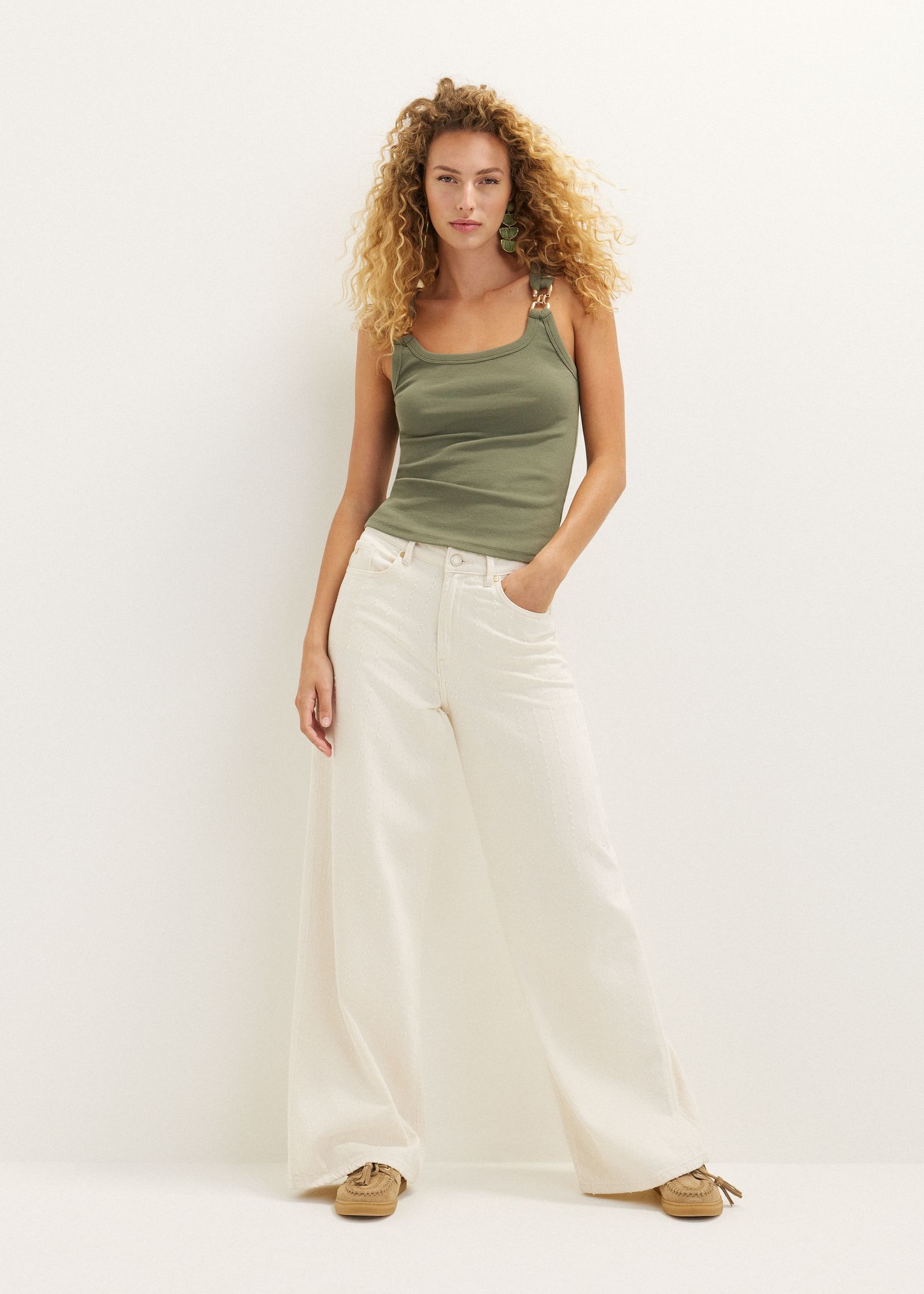 Rib singlet met schakels