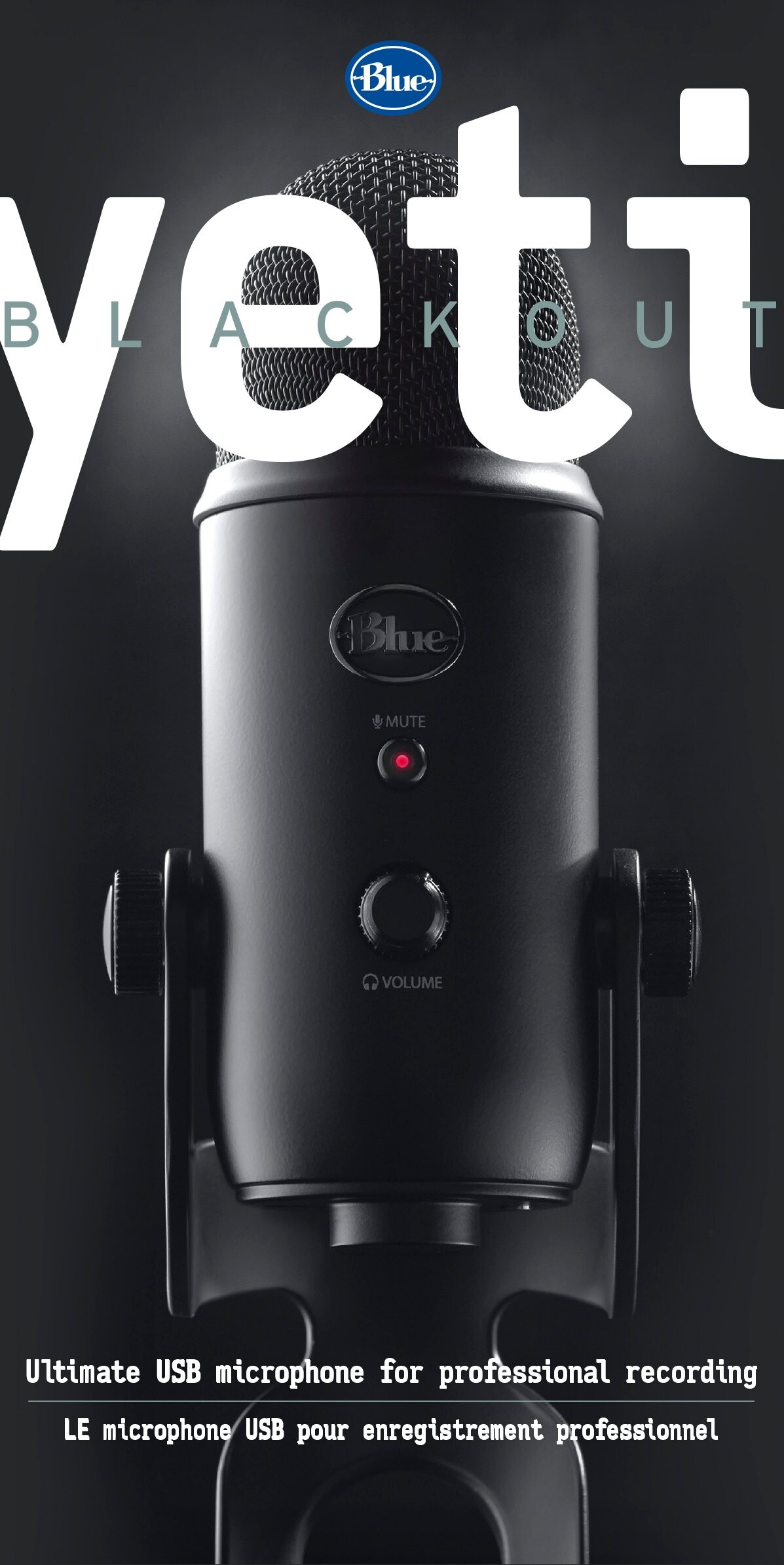 Blue - Yeti Mikrofon - Sort