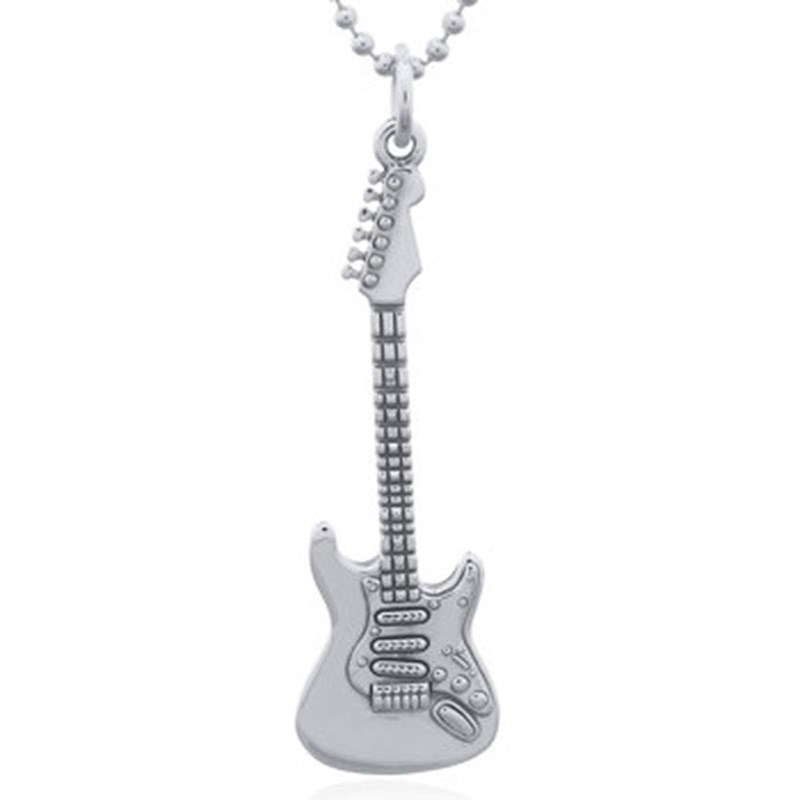 Collier Guitard électrique en argent
