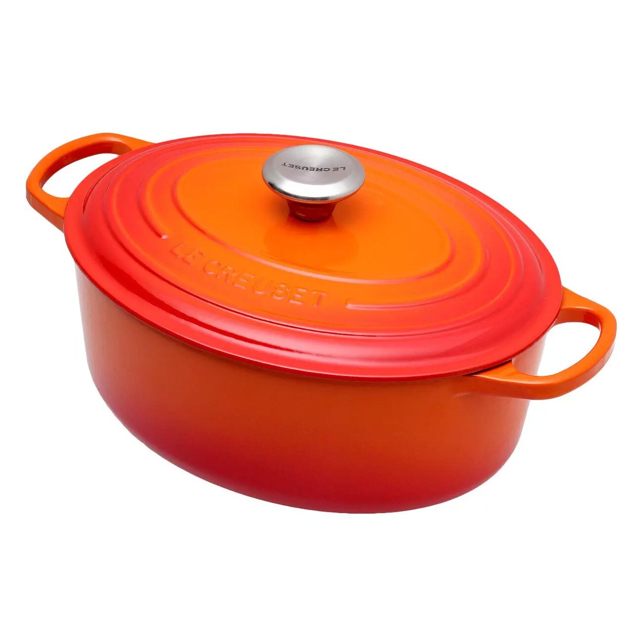 Le Creuset Bräter oval 29 cm schwarz Topf
