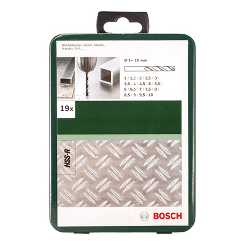 BORSETT BOSCH Ø1-10MM 19STK