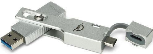 OWC - Envoy Pro mini - Draagbare SSD - Zilver - 500GB - USB-C + USB-A (10Gb/s)