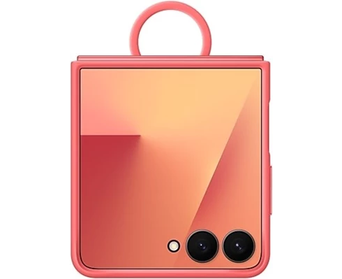 Samsung Galaxy Flip7 Ring Case (Silicone) Red