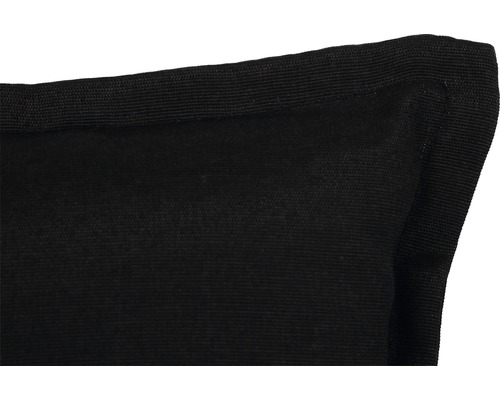 Kussen voor lage rugleuning, 98 x 46 cm, katoenmixstof, antracietzwart