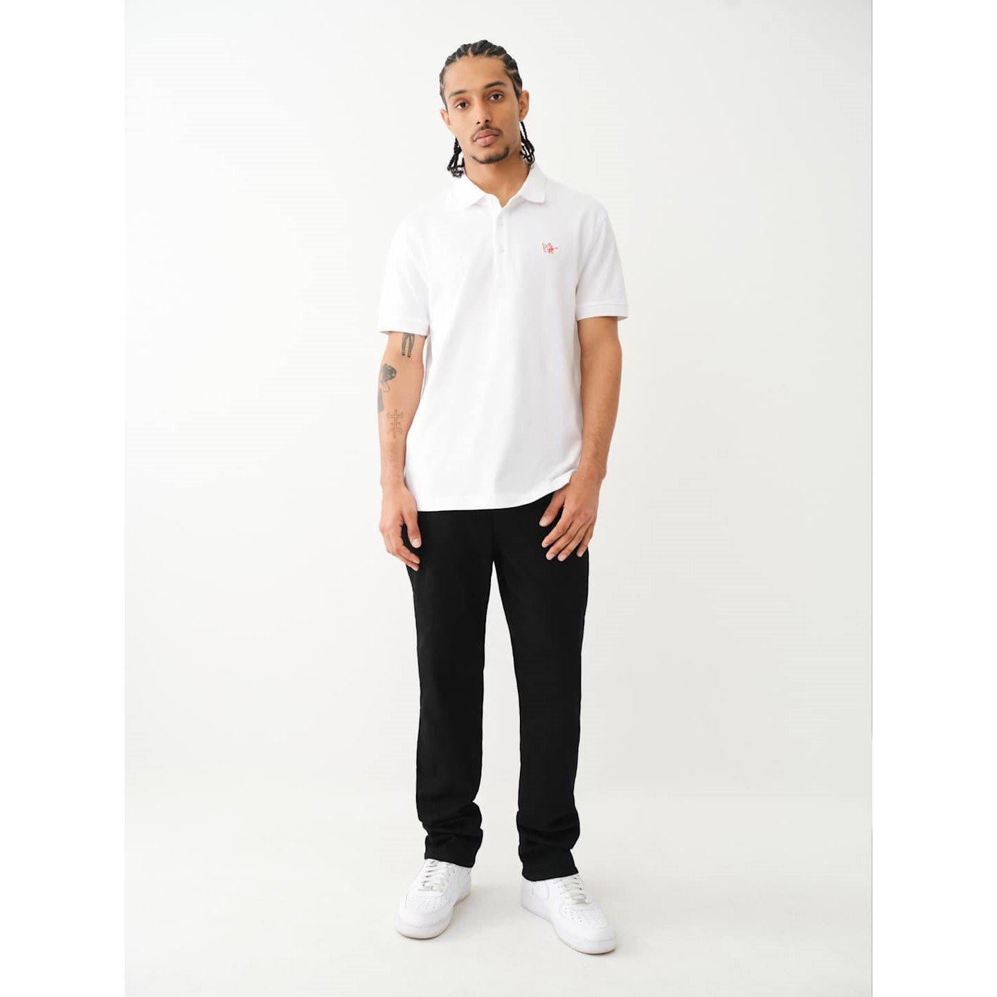 True Religion Buddha Patched Logo Polo Shirt