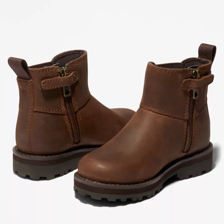 Chelsea boots Courma Kid pour tout-petit en marron foncé