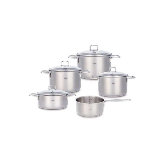 Fissler Hamburg Topf-Set 5-tlg. mit Glasdeckel