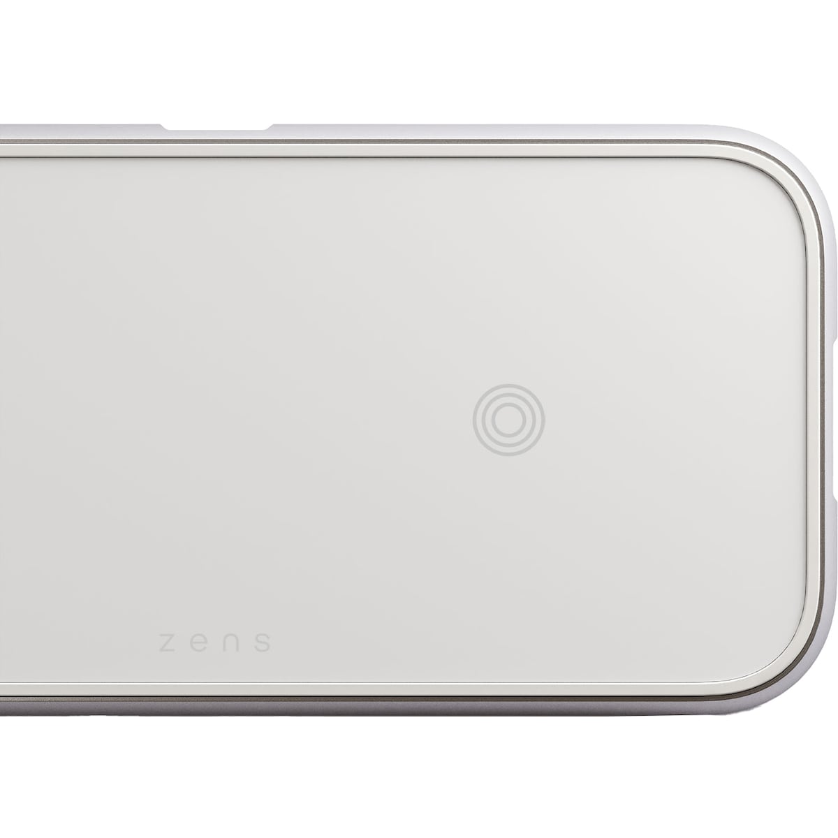 Zens Aluminium Dual trådløs lader (hvit)