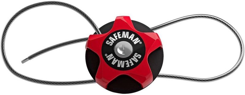 Safeman Mountainbike & Racefiets Slot | Fietsslot | Compact & Multifunctioneel | Rood | 75cm