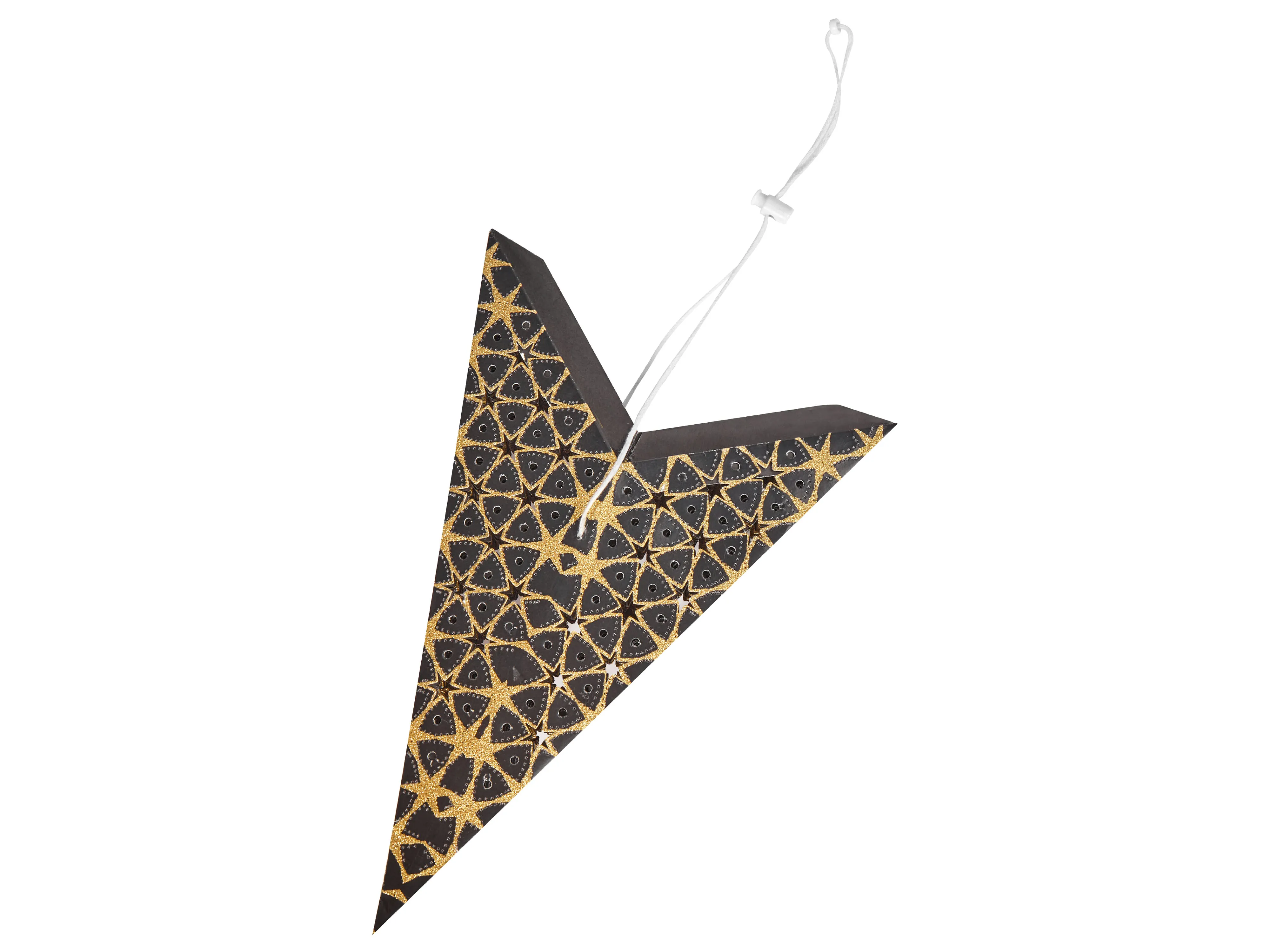 Set van 4 hangende decoraties LED TRISUL Ster 60 cm Meerkleurig