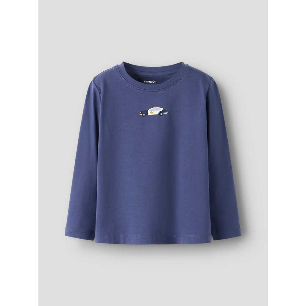 Køb Name It Blue Indigo Nmmopallan Ls Top
