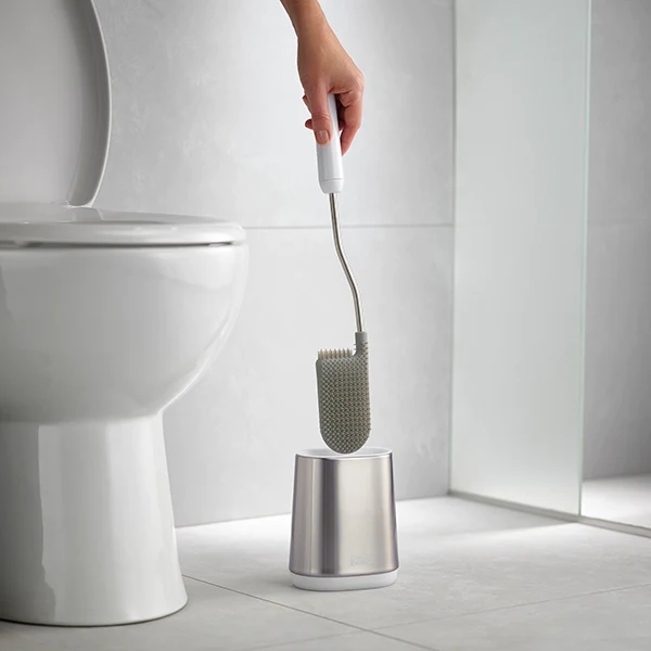 Brosse pour toilettes avec support inox flex Joseph Joseph