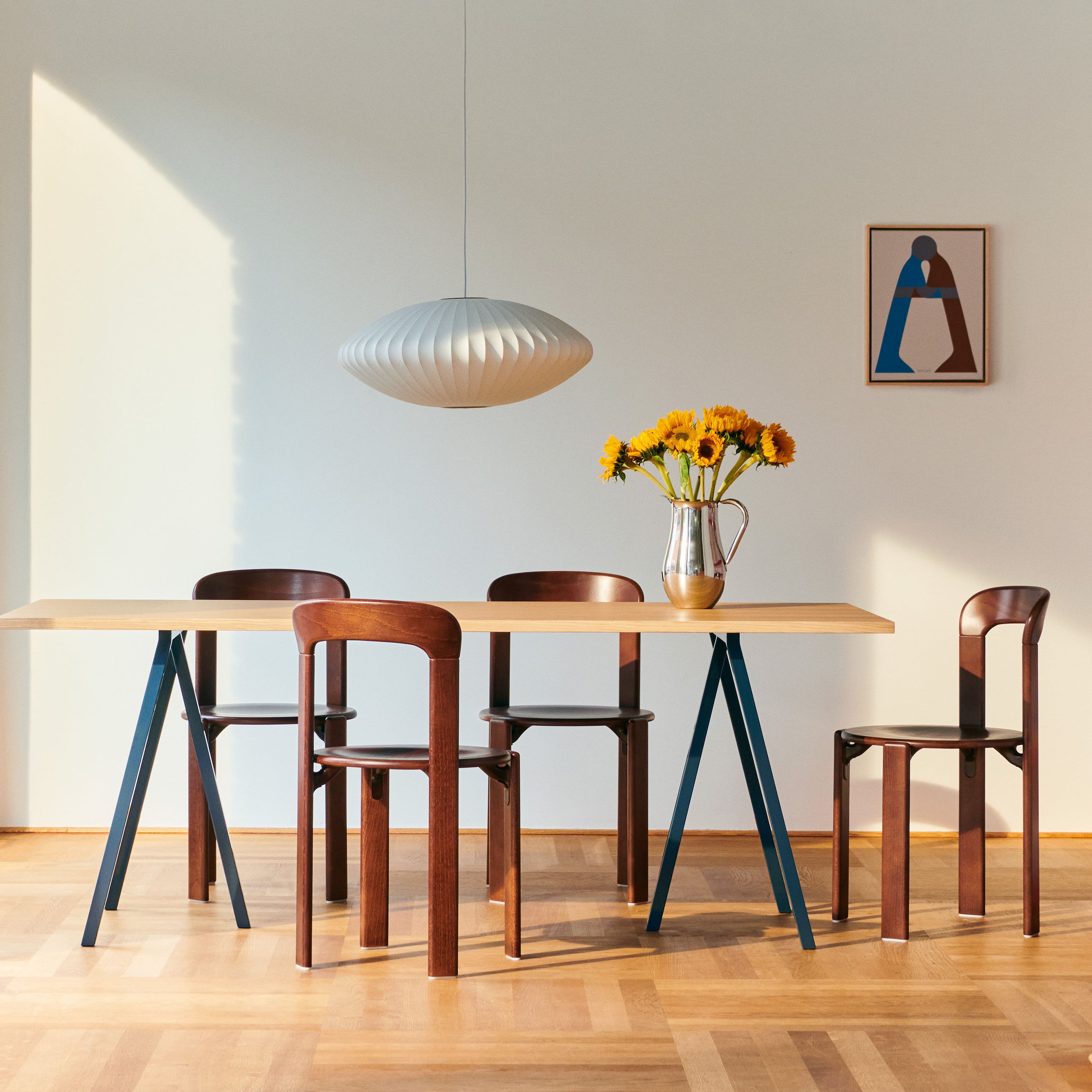 HAY Loop Stand Eettafel 180 x 87,5 cm - Deep Blue