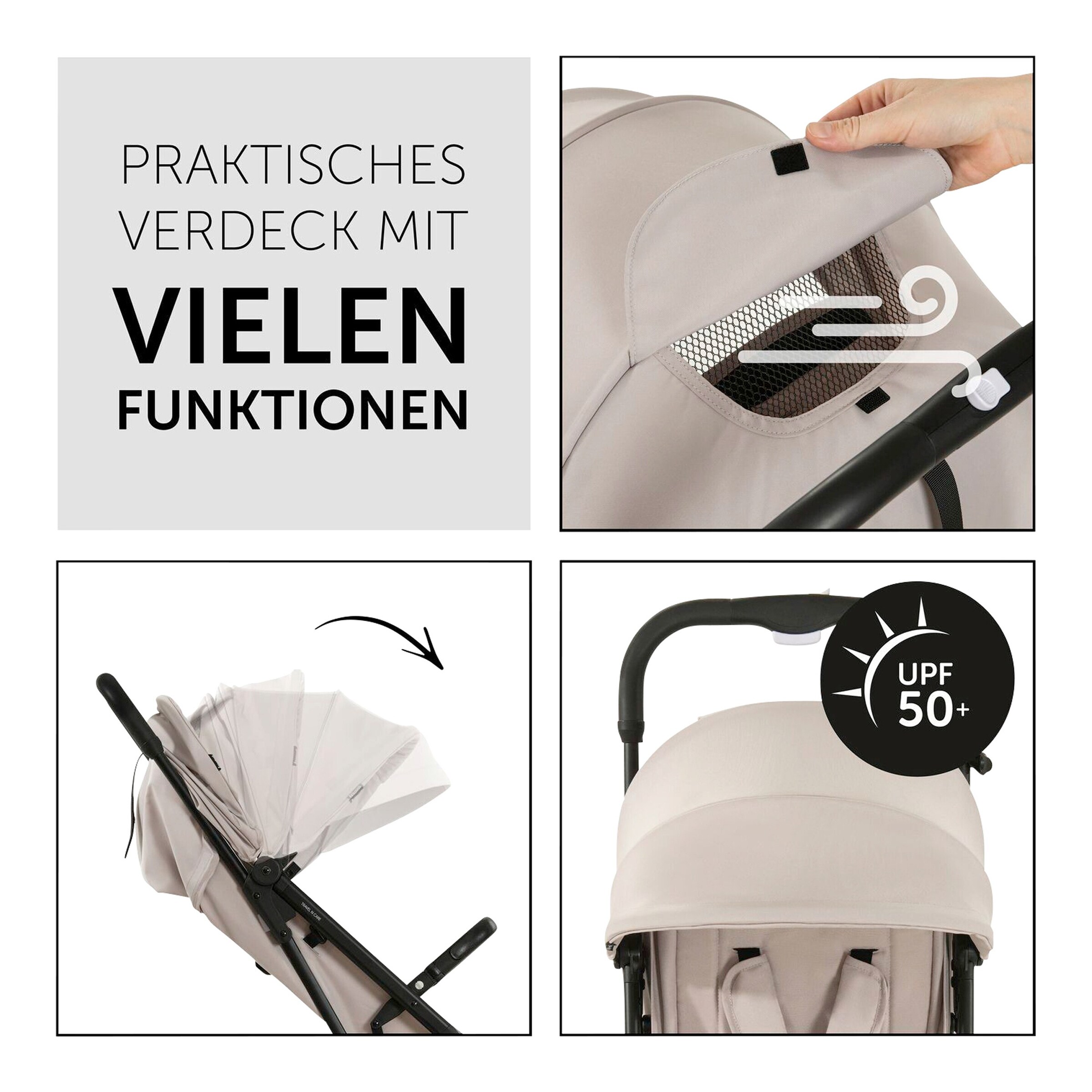 Hauck Buggy TravelNCare beige