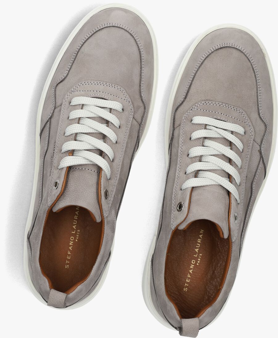 grijze stefano lauran lage sneakers lj2501