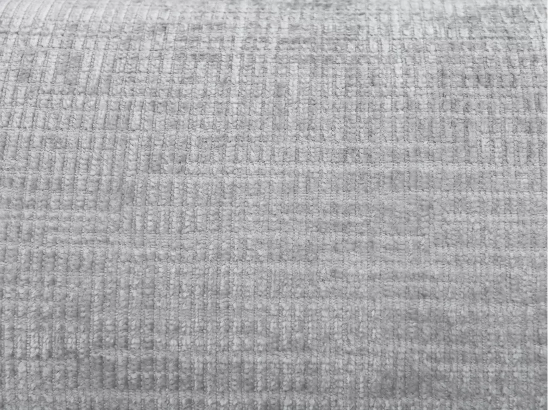Canapé d'angle gauche convertible en tissu texturé avec coffre de rangement gris MORAVA
