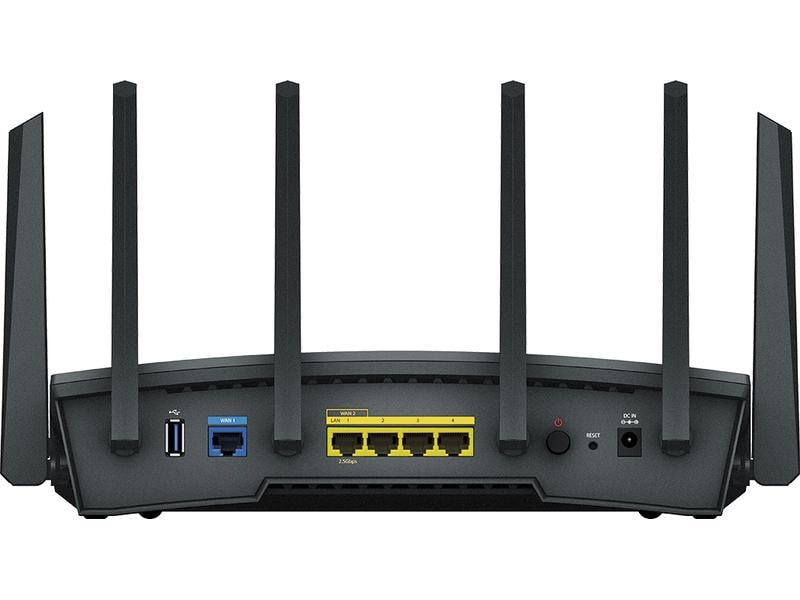 Synology VPN-Router RT6600ax Funktionsreicher Tri-Band-Router für Privat- und Geschäftsanwender