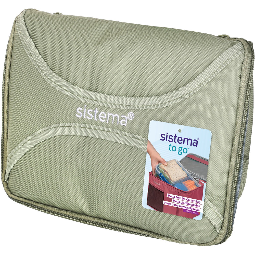 Køb Sistema Sage Green To Go Mega Fold Up Coolers 5,5 L