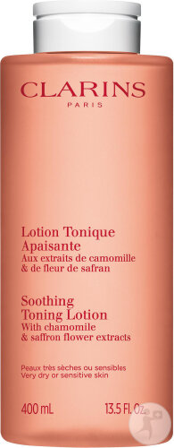 Clarins Lotion Tonique Apaisante Peaux Très Sèches Ou Sensibles Flacon 400ml