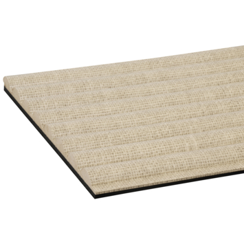 Lattenwand Decowall Acoustic Curve zand 260x30cm, 2 stuks (1.56m2)