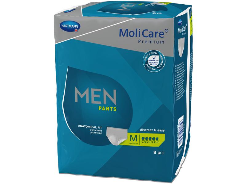 MoliCare Inkontinenz Pants Men 5 8 Stück Einweghose für Männer mit mittlerer Blasenschwäche