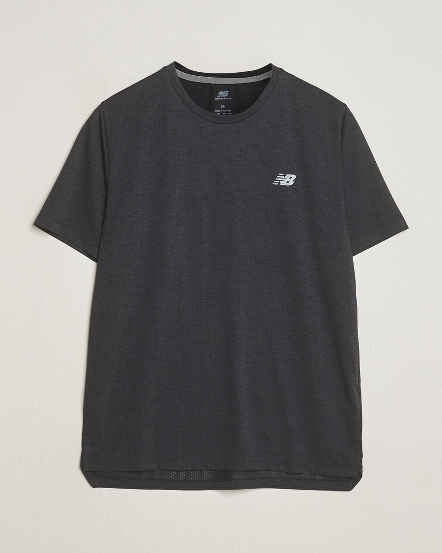 New Balance Running Athletics Short Sleeve T-Shirt Black