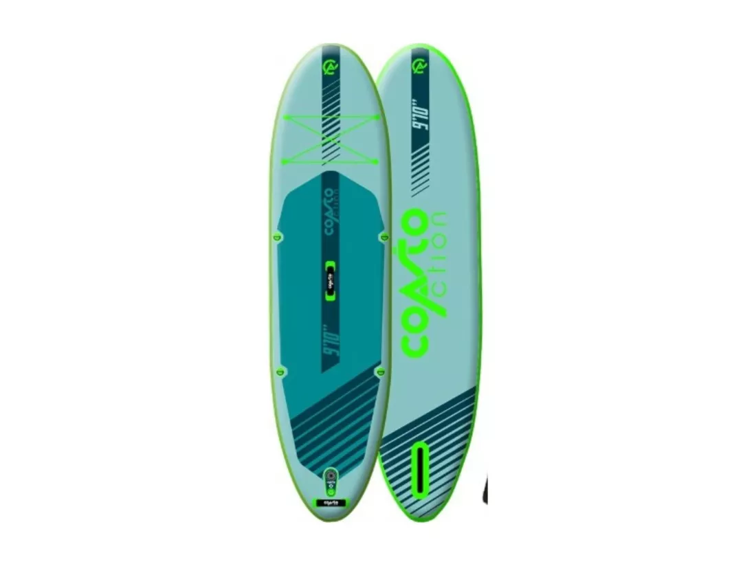 Sup Gonflable All-Round Action 9'10 - 300x84x15cm Dropstitch - Pack Pagaie Leash Pompe Sac de Transport