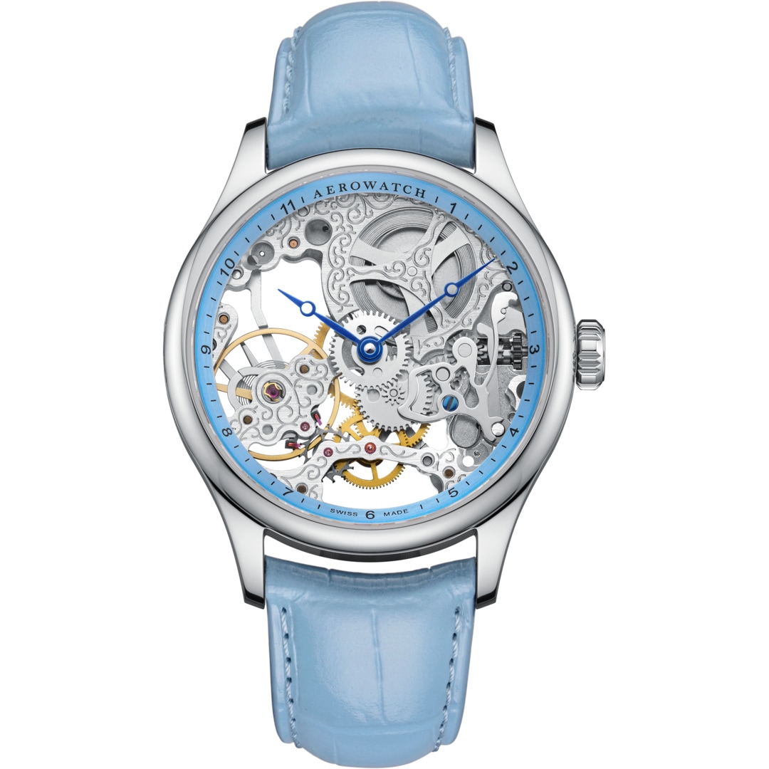 Aerowatch Renaissance Skeleton Lady Blau