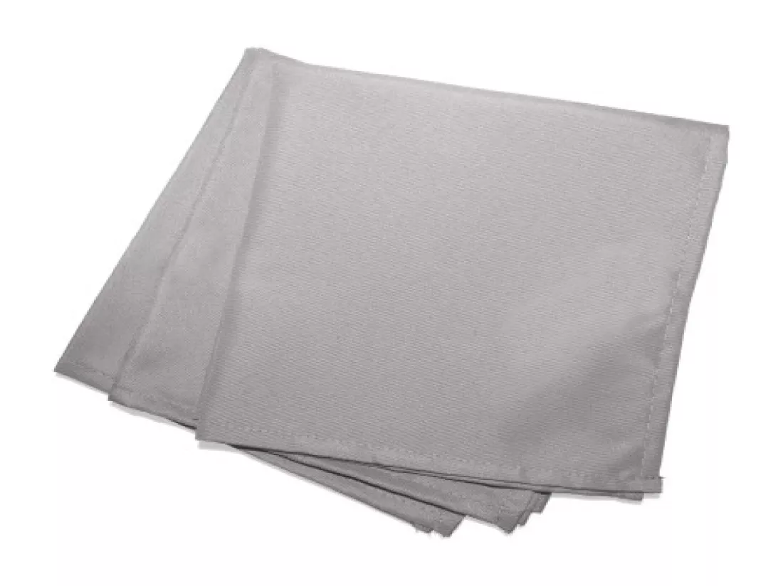 3 Serviettes de table Gris 40 x 40 cm