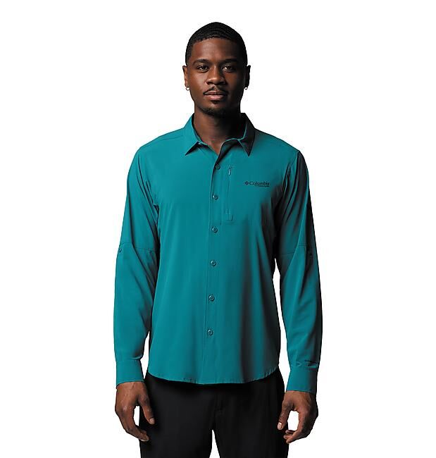 COLUMBIA - CHEMISE CIRQIE RIVER VENTED WOVEN LS
