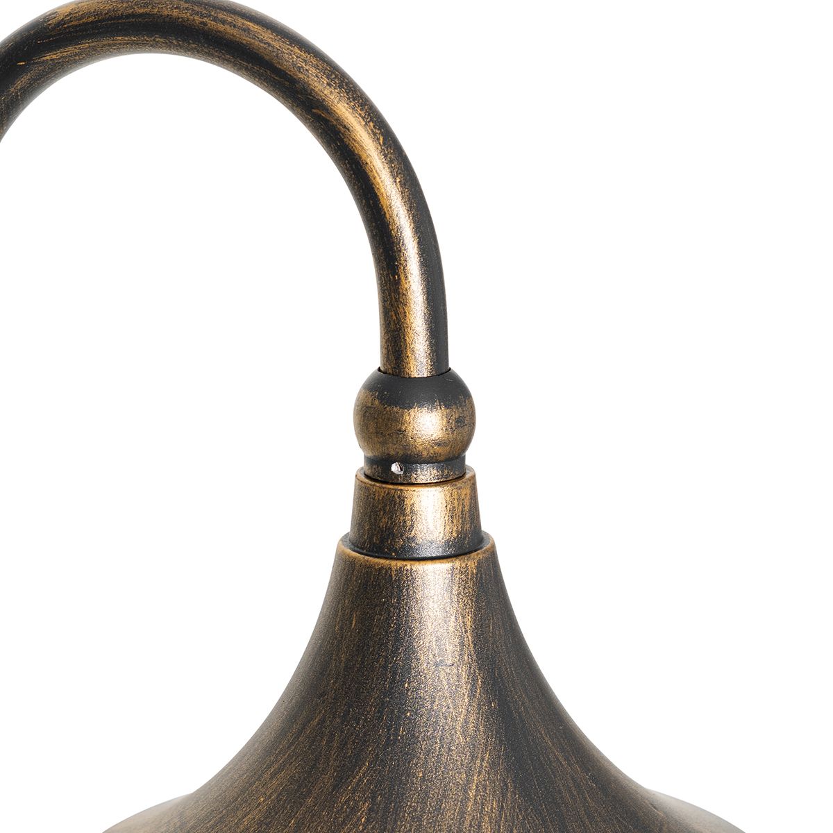 Smart buiten lantaarn antiek goud 125 cm IP44 incl. Wifi A60 - Daphne