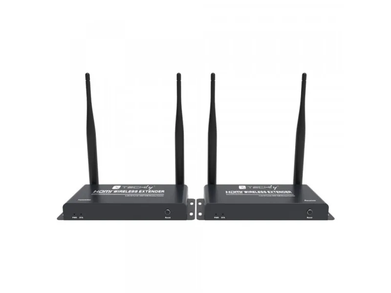 Techly 365610 Trådløs HDMI-forlænger Full HD 1080p 60Hz, 5.8GHz, op til 200m