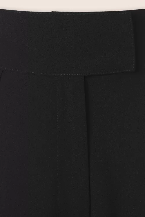 Vixen Wide leg pantalon in zwart