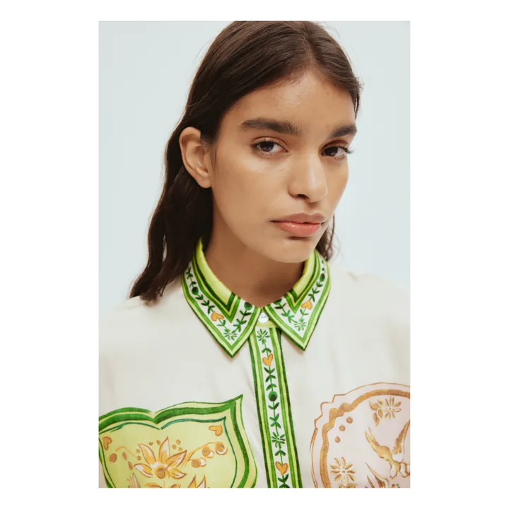 Alémais Chemise Porcelain Soie | Ecru