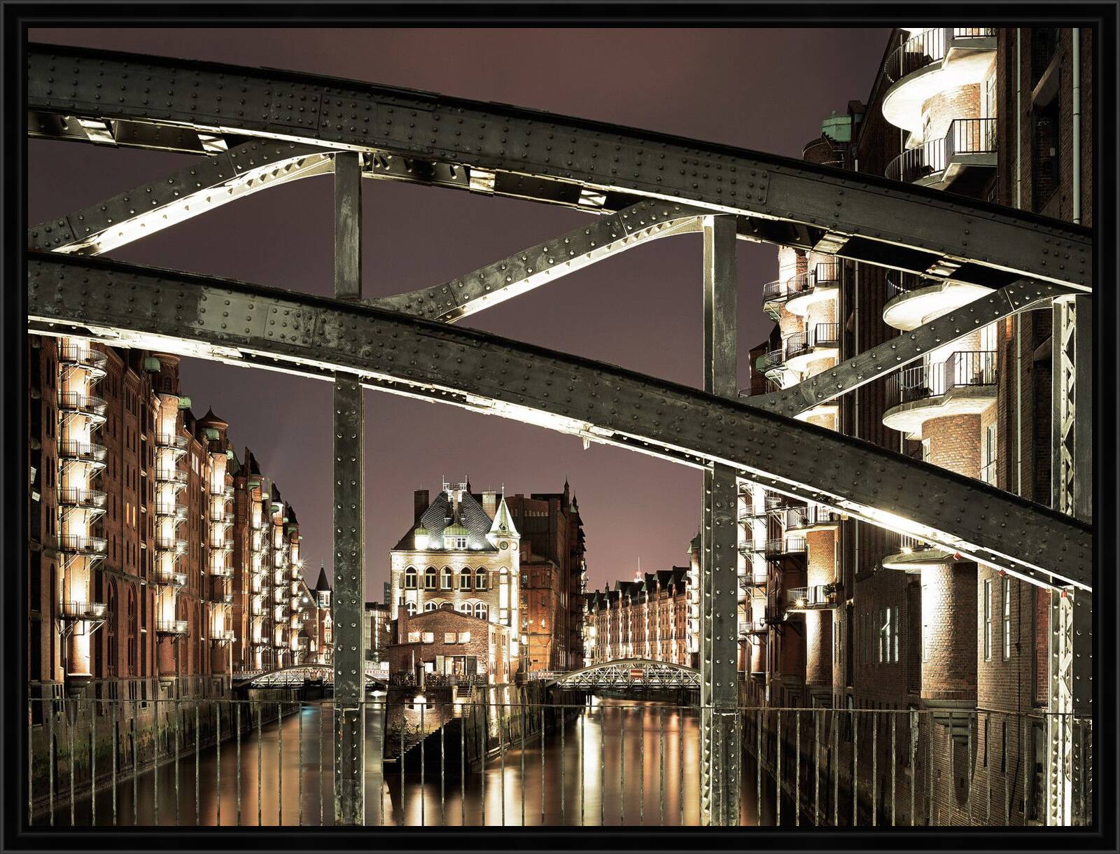 Hamburg, Speicherstadt I by Horst & Daniel Zielske - Limited Edition. Edition of: 150. Signed.