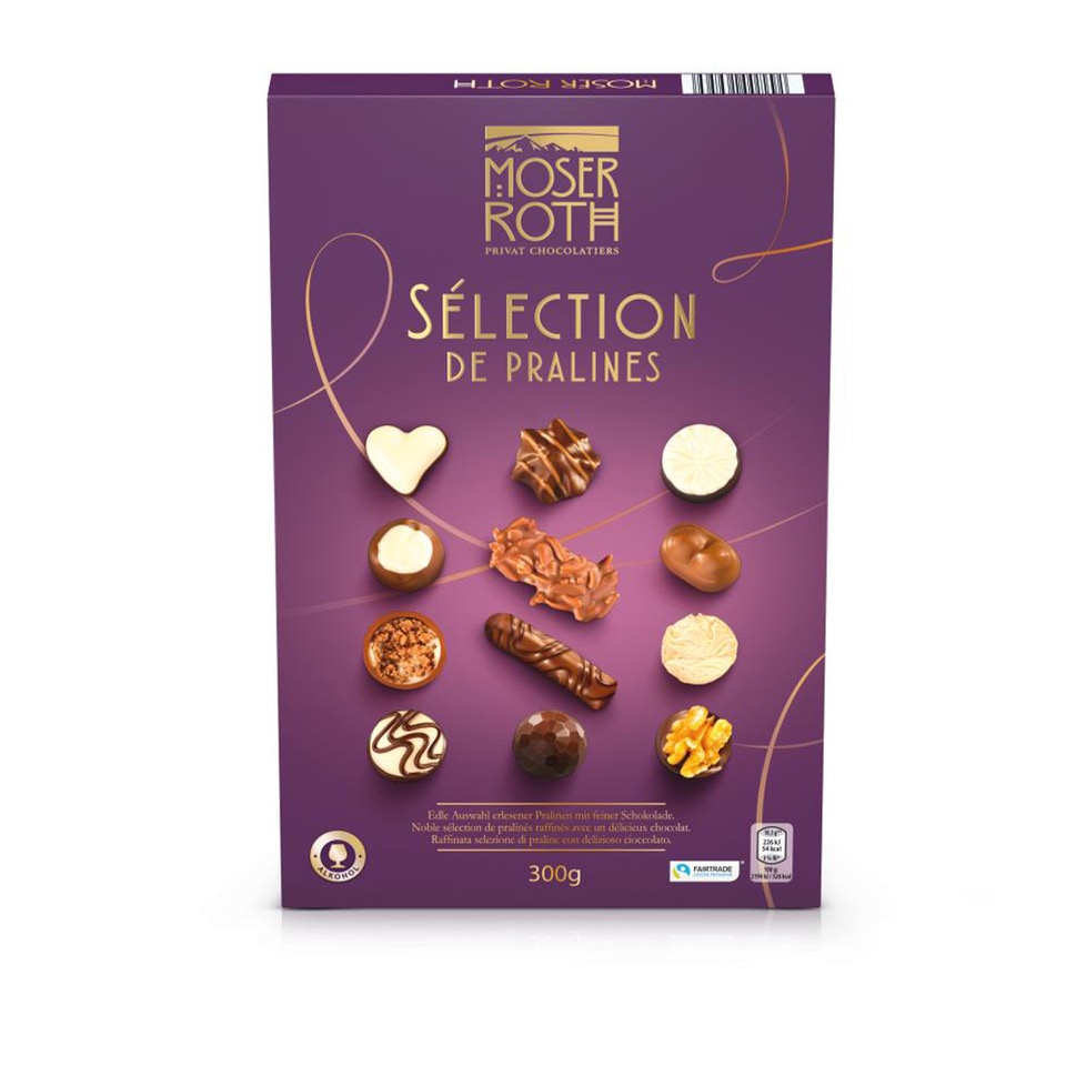 MOSER ROTH Pralinen Feine Auswahl, mit Alkohohl 300 g