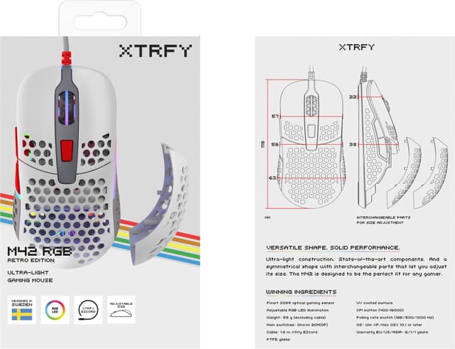Xtrfy M42 gaming mus (retro)