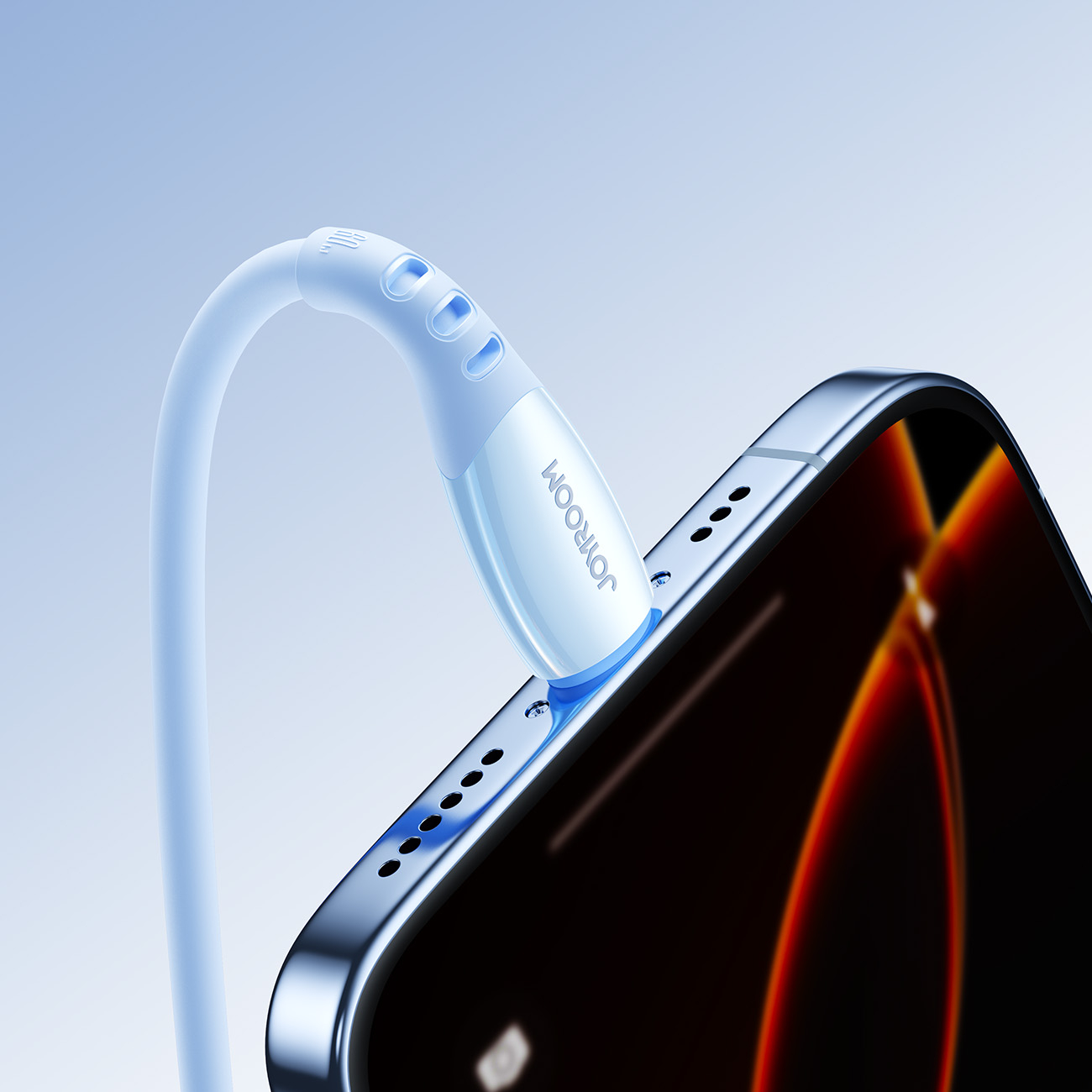 (1.2m) 60W USB C auf USB C Ladekabel Fast Charge Datenkabel - Blau