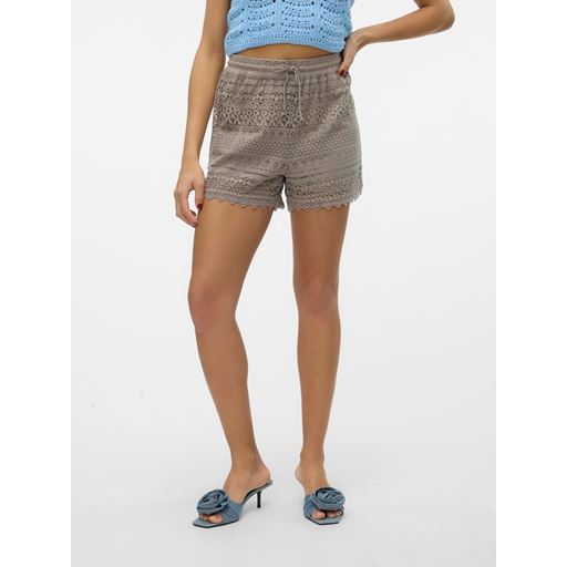 Vero Moda Honey Lace Shorts, Moon Rock, M