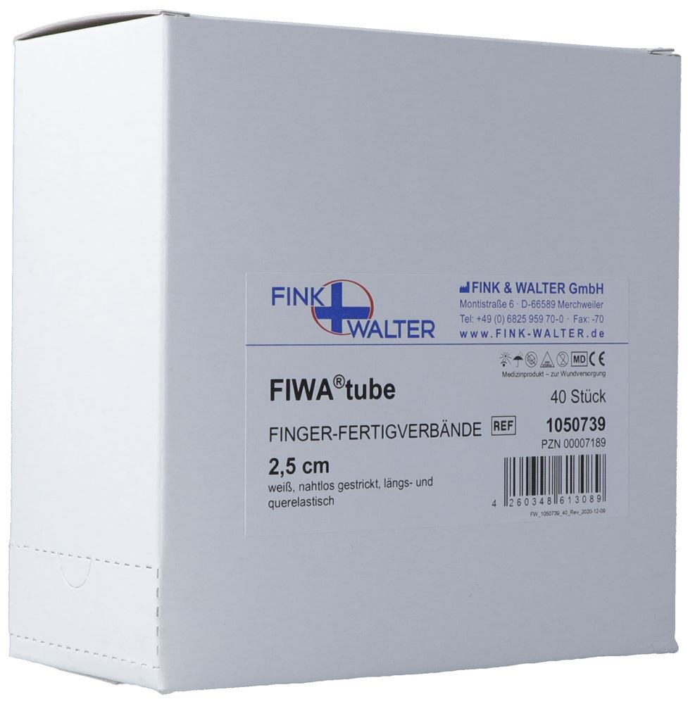 FIWA tube Fingerverbände 2.5cm Karton 40 Stk