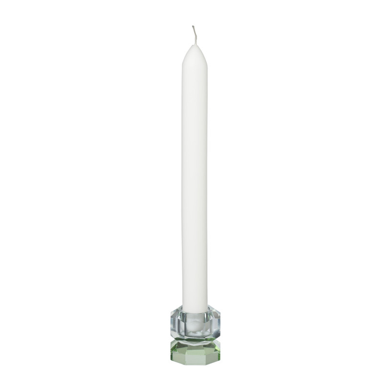 Dinerkaarshouder kristal 2-laags - blauw/groen - 4x4x4 cm